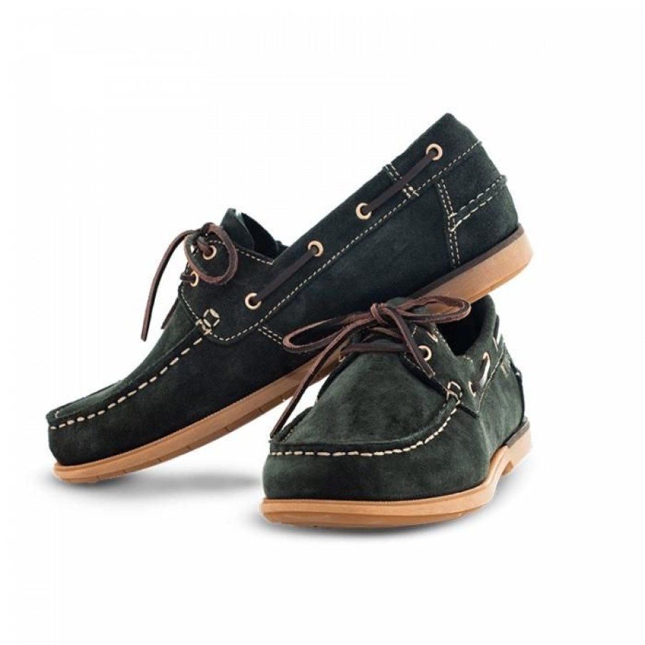 Miler Menswear | Zielone Buty Zeglarskie