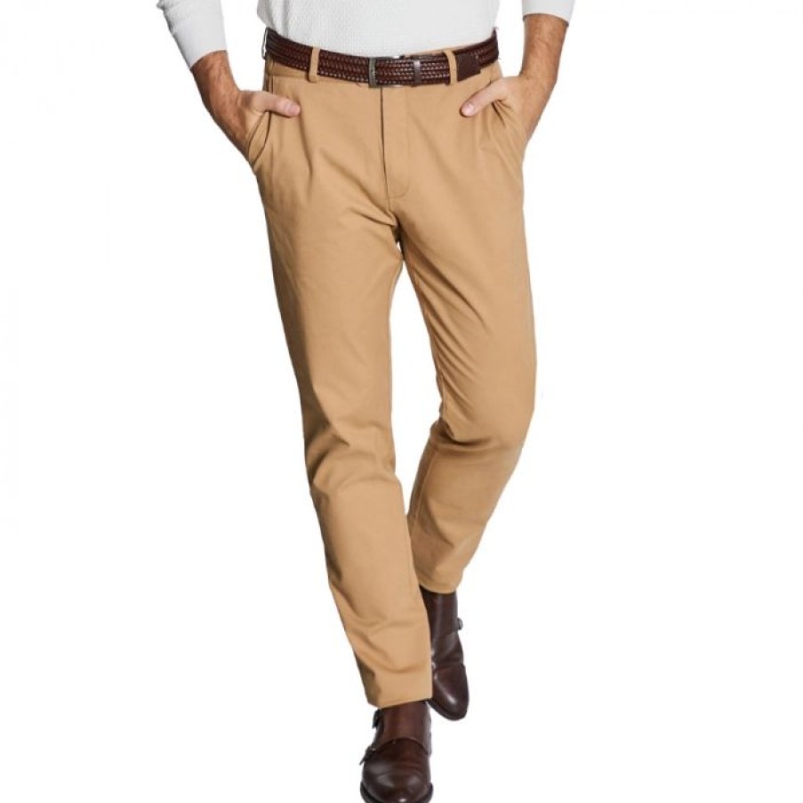 Miler Menswear | Bezowe Spodnie Chino