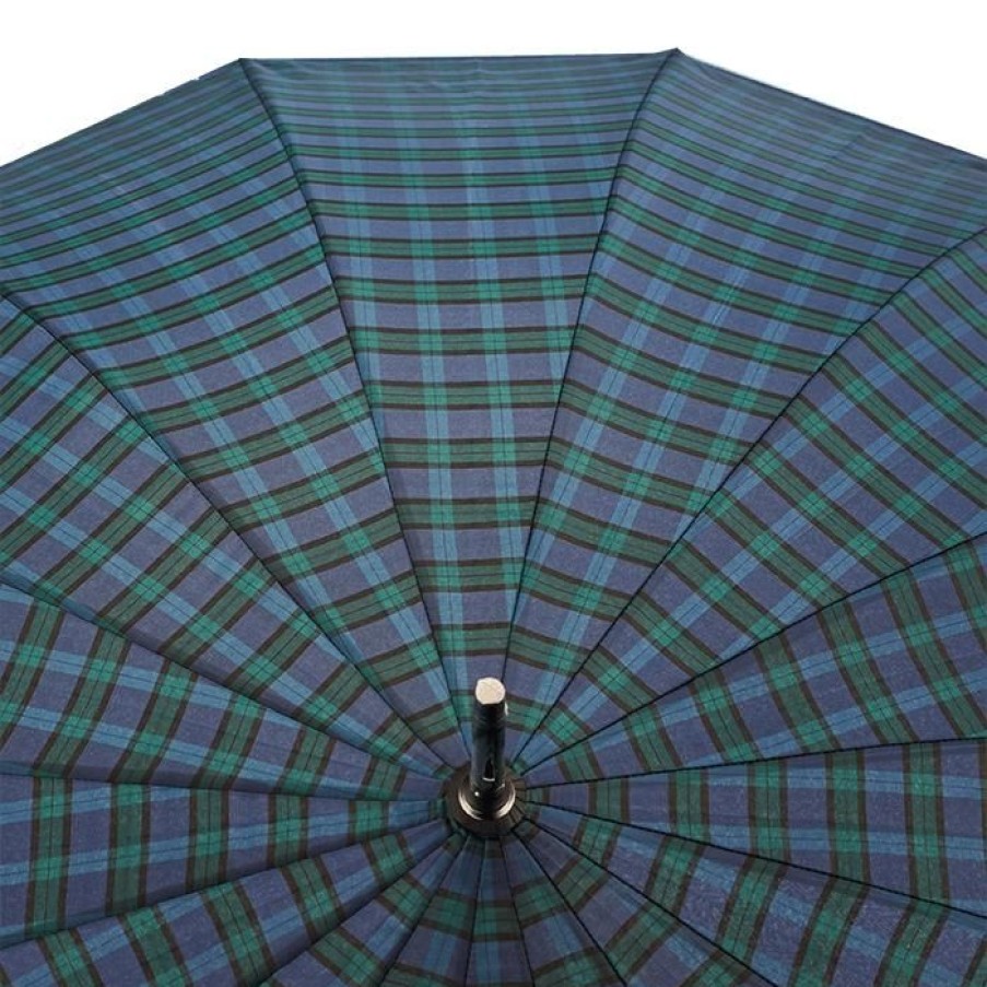 Miler Menswear | Granatowo-Zielony Parasol W Krate