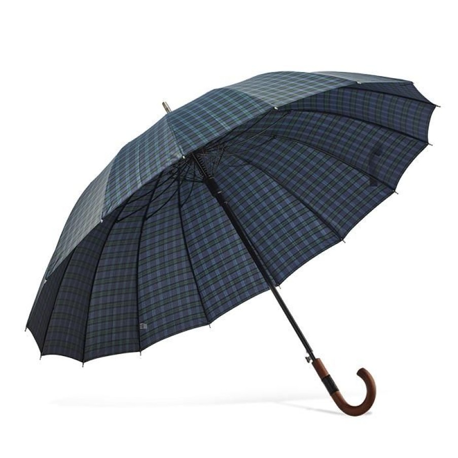 Miler Menswear | Granatowo-Zielony Parasol W Krate