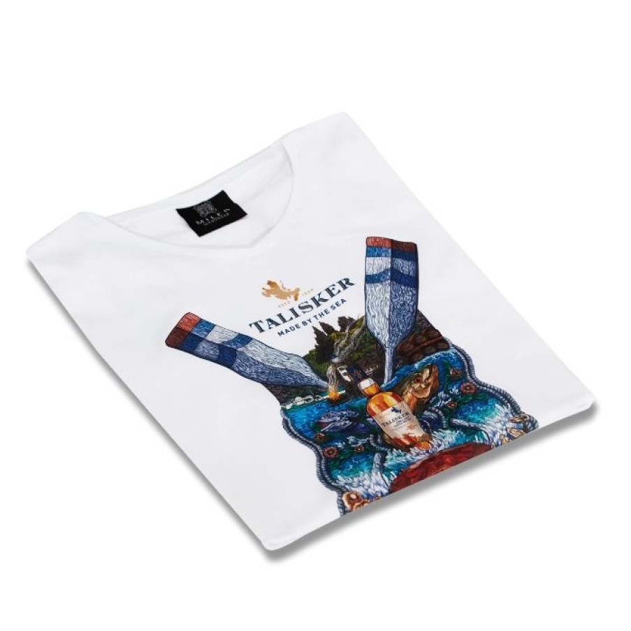 Miler Menswear | Bialy T-Shirt Meski Miler Menswear X Talisker